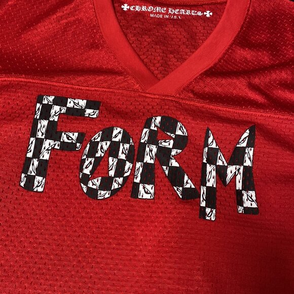 Chrome Hearts Matty Boy 99 Form Jersey Shirt Red - Picture 2 of 6